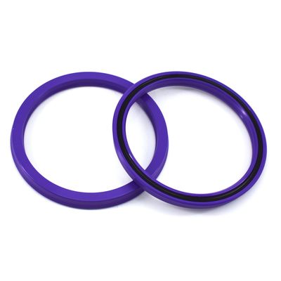Colore viola Sigilli a canna ad alta pressione Kit di sigilli a doppio olio / Set di sigilli idraulici