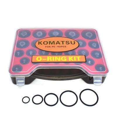 KIT O-RING KOMATSU PC Modello 782PCS Per Escavatore Komatsu Hitachi Brand Scatola Oring Alta Resistenza